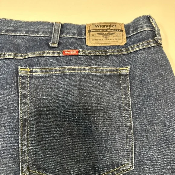 Wrangler Premium Quality Denim Jeans Blue 56x32 - Picture 4 of 10